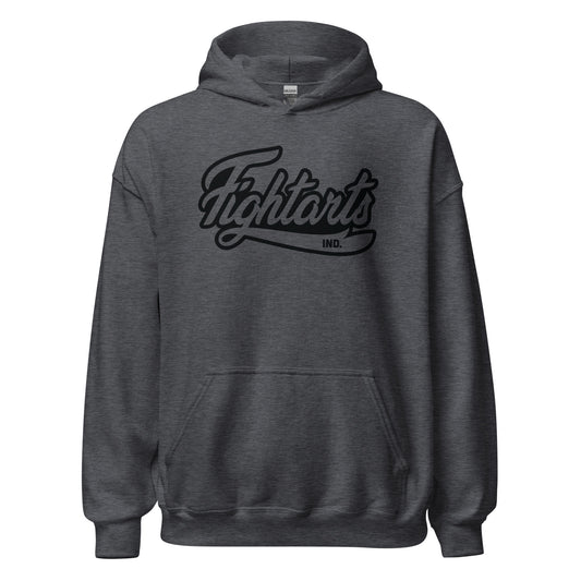 Black on Sports Grey Hoodie