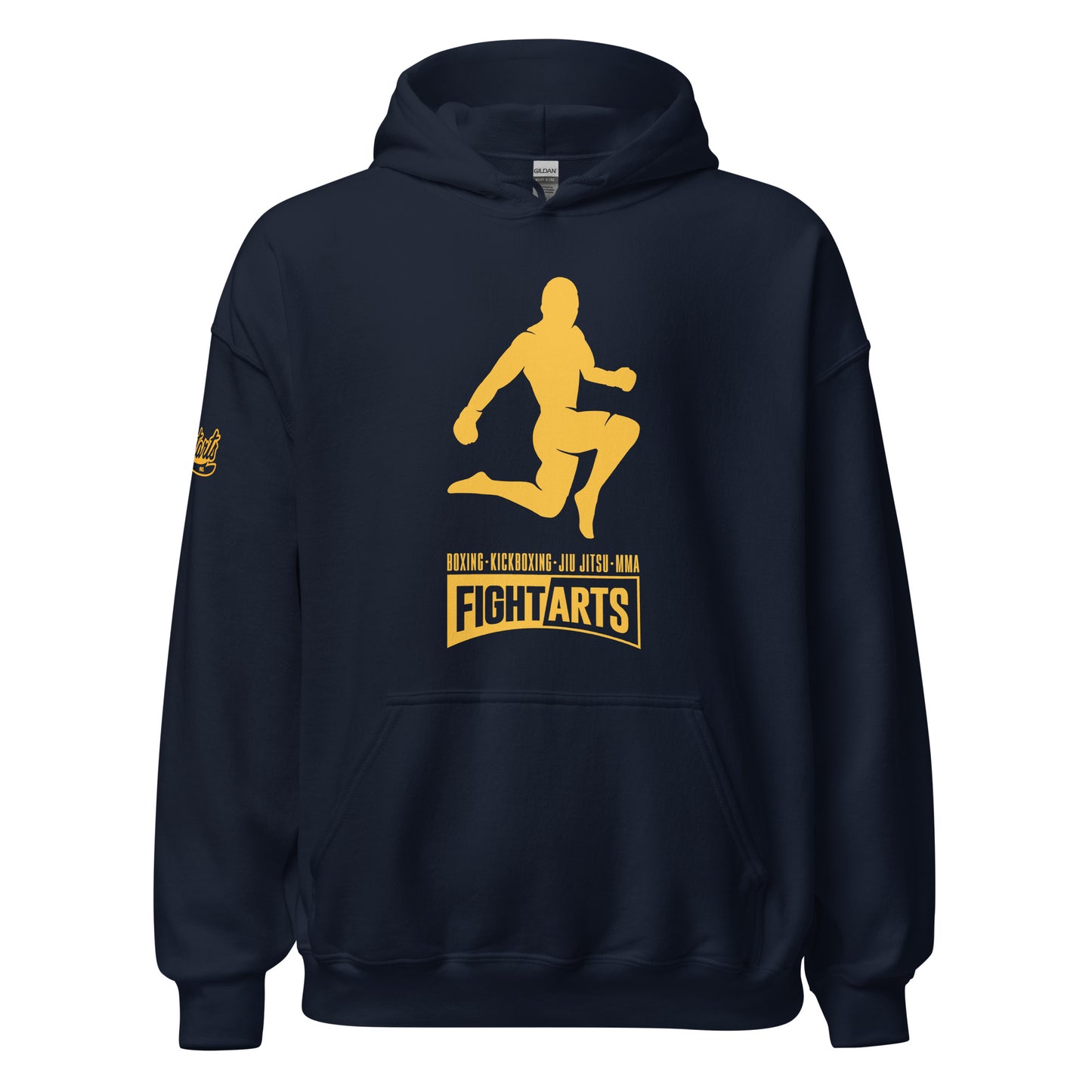 Martin Nguyen's Flying Knee on Black & Navy Hoodie