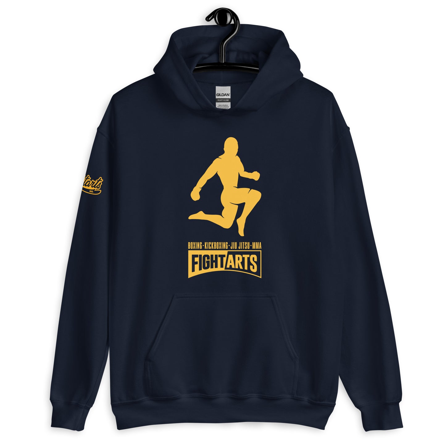 Martin Nguyen's Flying Knee on Black & Navy Hoodie