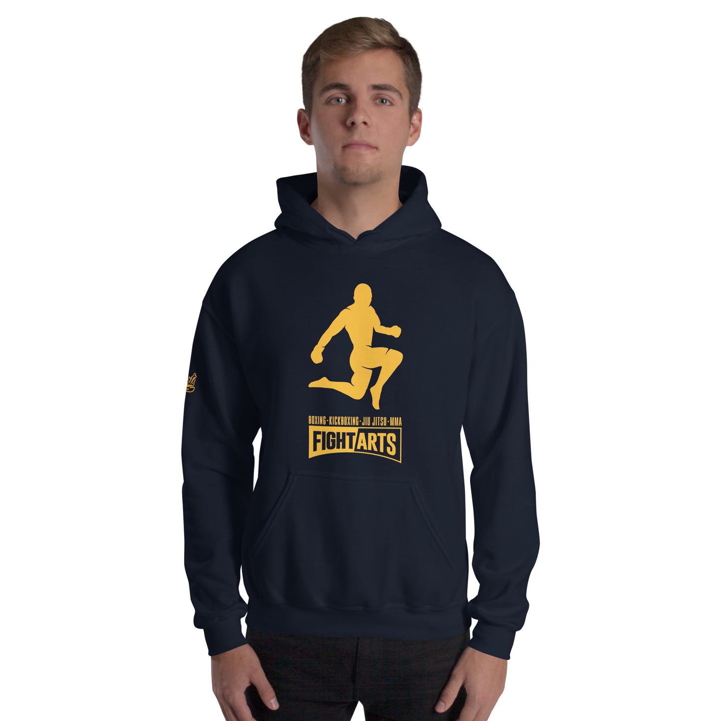 Martin Nguyen's Flying Knee on Black & Navy Hoodie