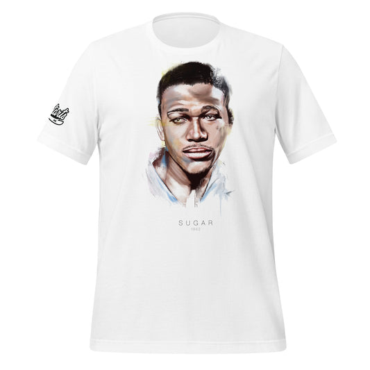 Sugar Ray Robinson White Tee